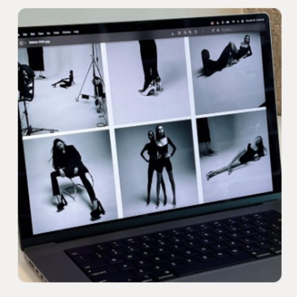 Fabulous D'Amelio Marlania Platform Pump - Black Lux Microsuede Size 9 - Picture 4 of 9